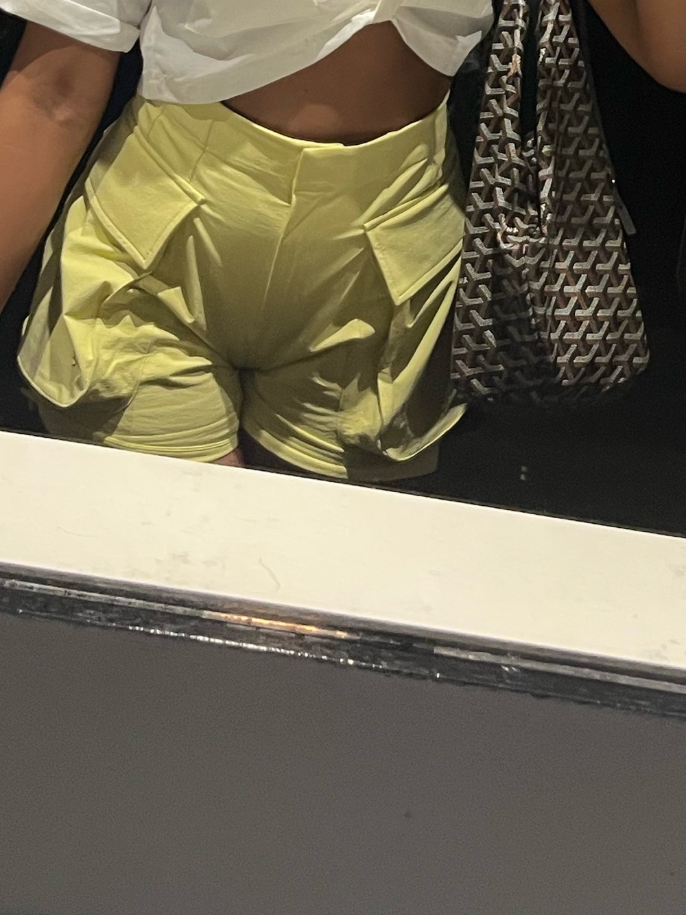 lululemon athletica Yellow High-Waist Shorts